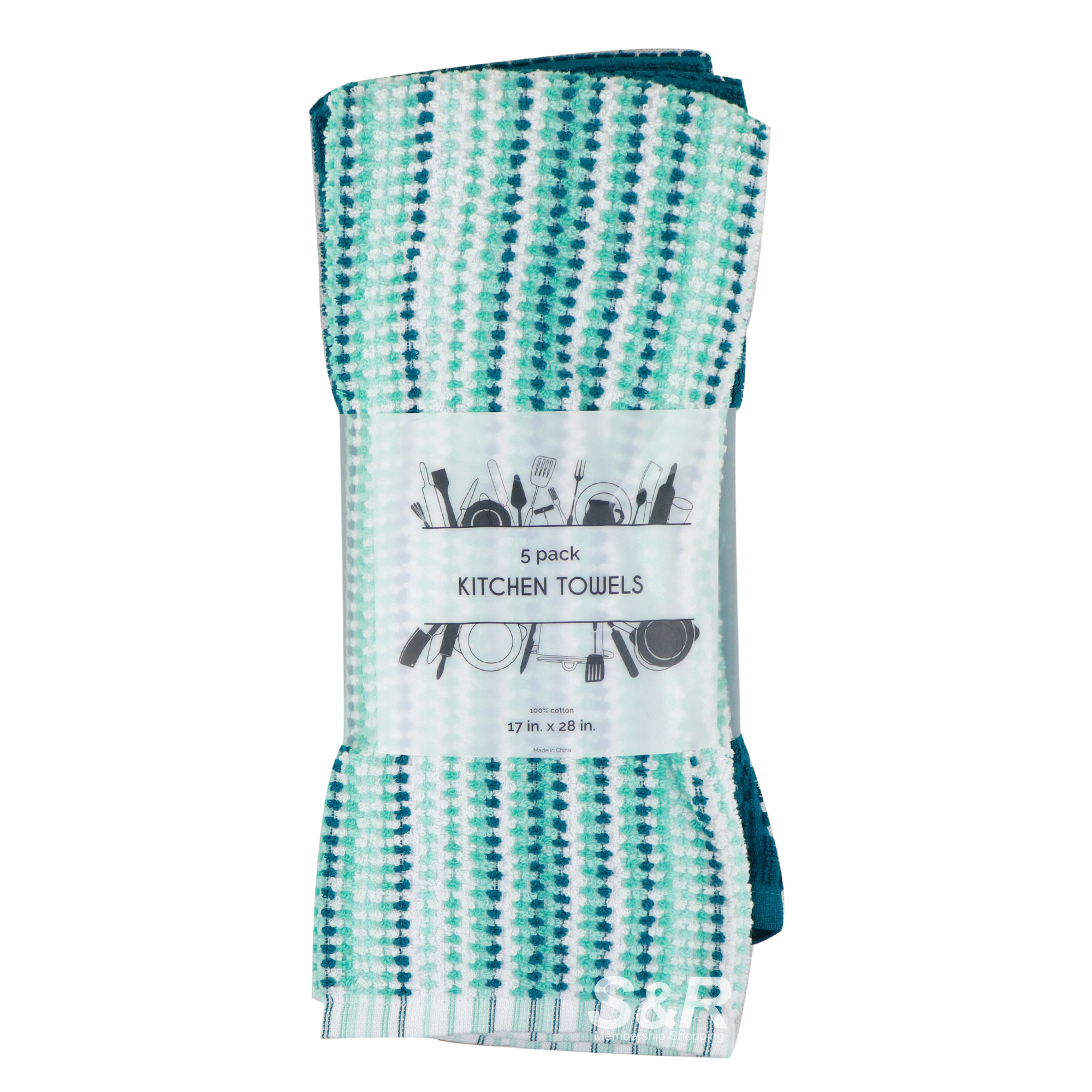 Safdie & Co. Kitchen Towels Medium Size 5pcs